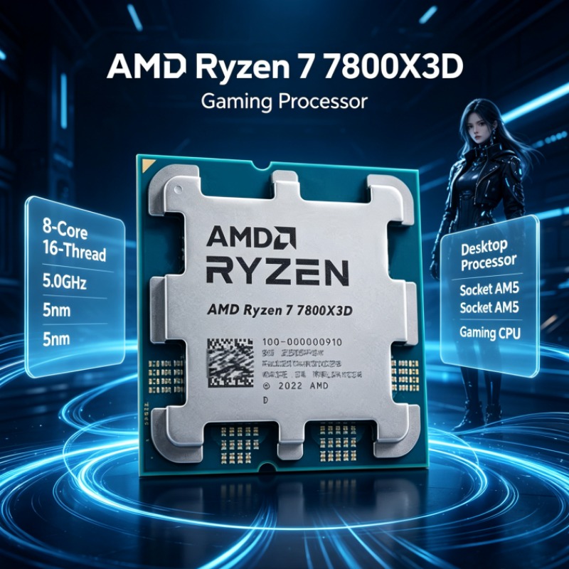 Amd Cpu Ryzen 7 - CPU AMD Ryzen 7 7800X3D para