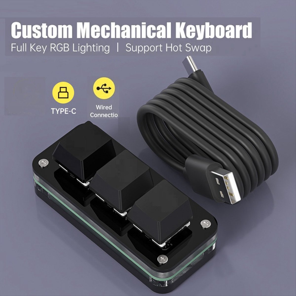 doyou Mini Teclado Programable - Gaming Keyboard Mini reseña y precio