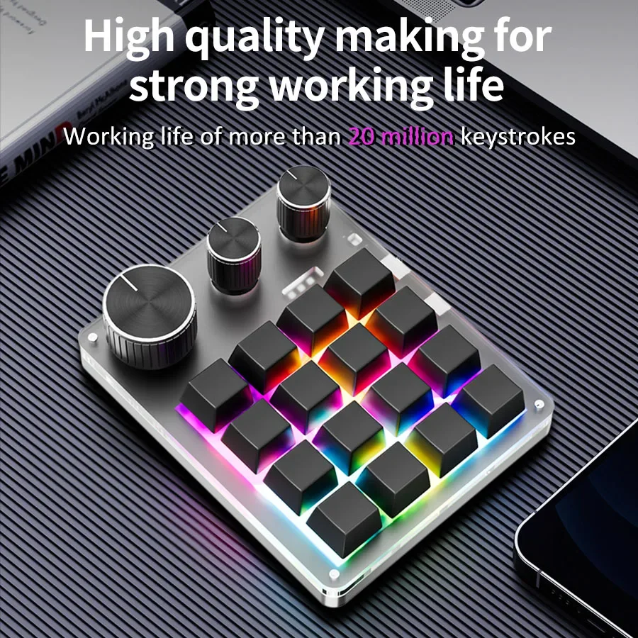 Macro de programación inalámbr - Gaming Keyboard Mini reseña y precio