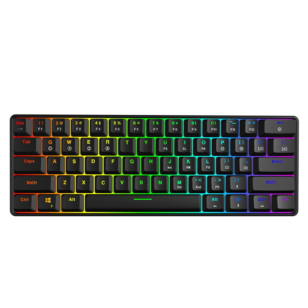 SKYLOONG GK61 Mini teclado ópt - Gaming Keyboard Mini reseña y precio