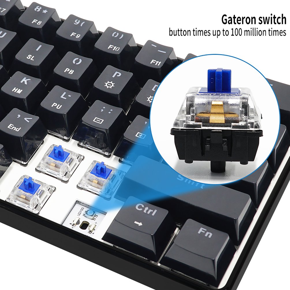 SKYLOONG GK61 Mini teclado ópt - Gaming Keyboard Mini reseña y precio