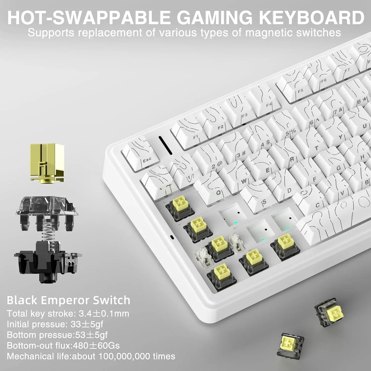 Teclado mecánico para juegos A - Gaming Keyboard Nearby reseña y precio
