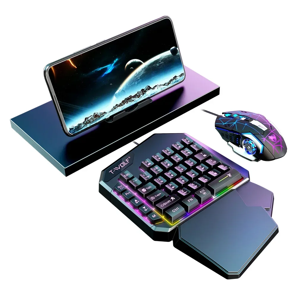 5 en 1, juego de 35 teclas, te - Gaming Keyboard Mini reseña y precio