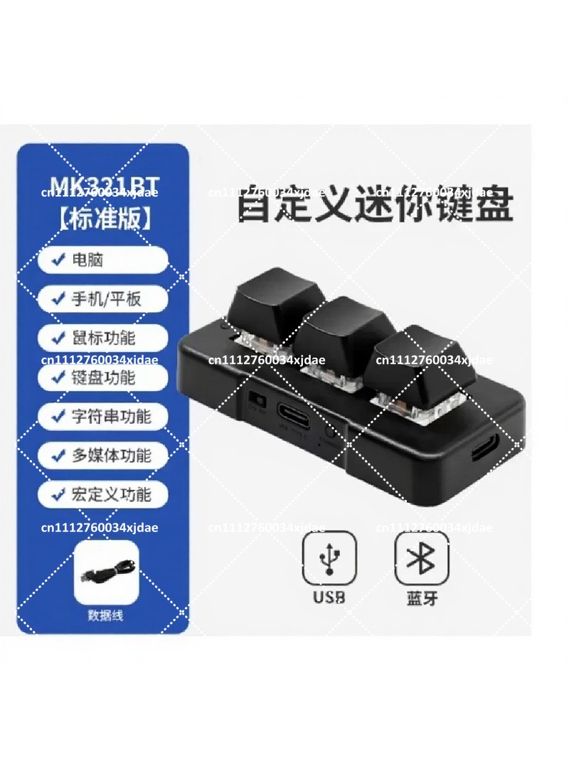 Teclado Mecánico de 3 Teclas c - Keyboard Gaming Blue Switch reseña y precio